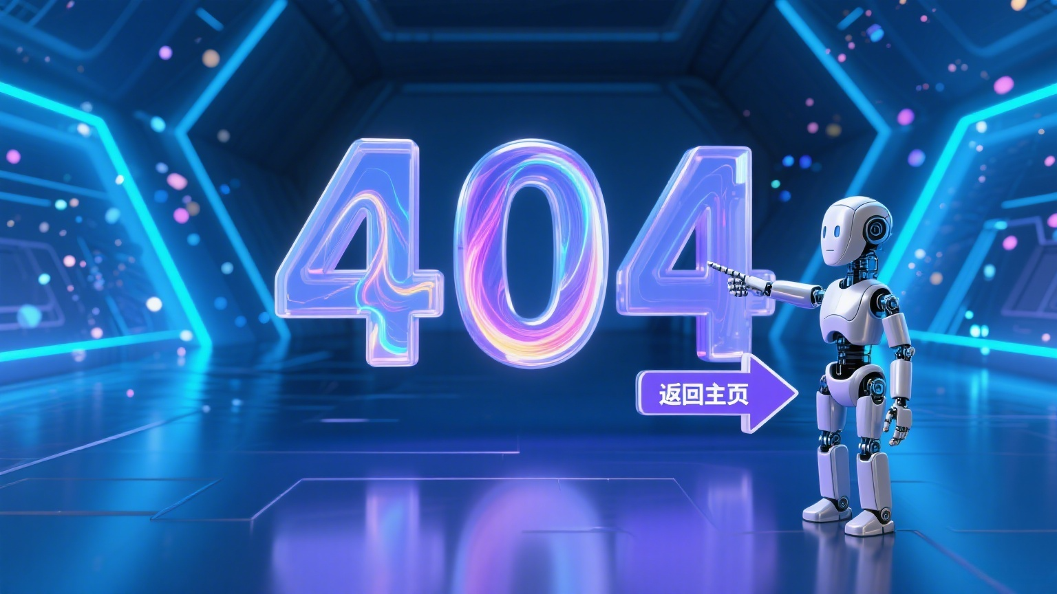 现代风格404 页面|黑猫BLOG