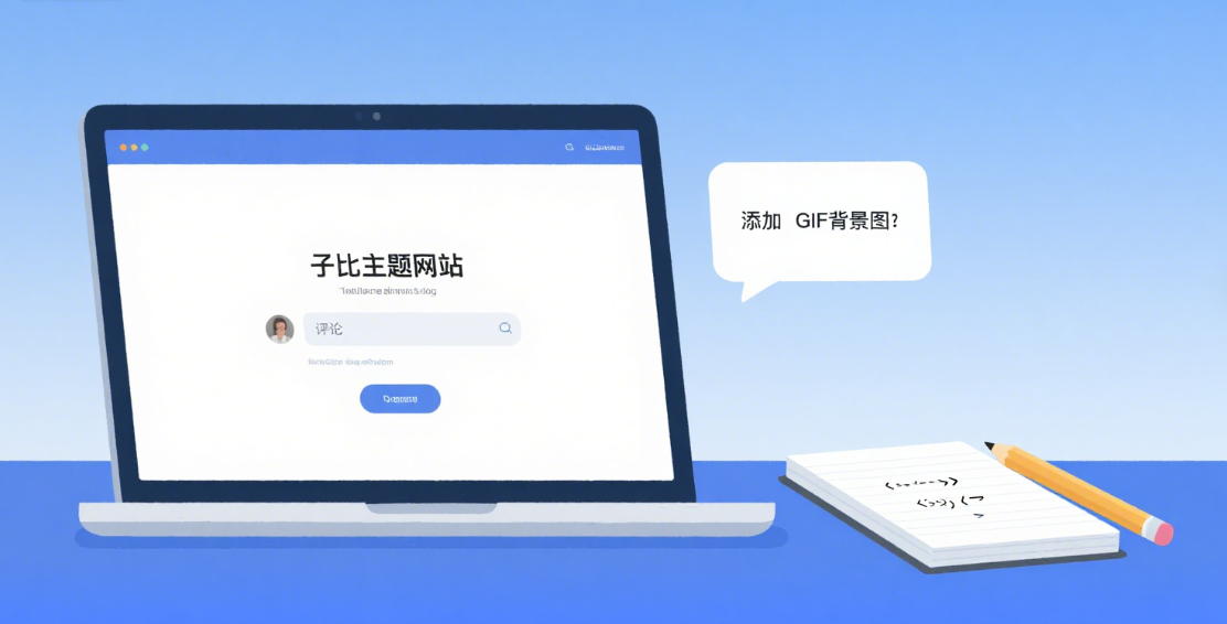 子比主题评论框添加背景图：打造独特互动体验全攻略|黑猫BLOG