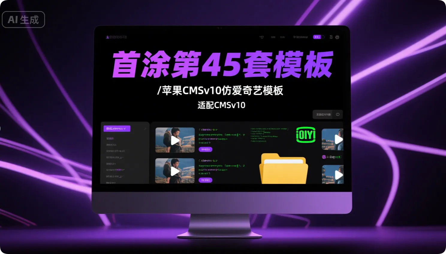 苹果CMSv10仿爱奇艺模板！首涂第45套，附安装+安全指南-黑猫博客