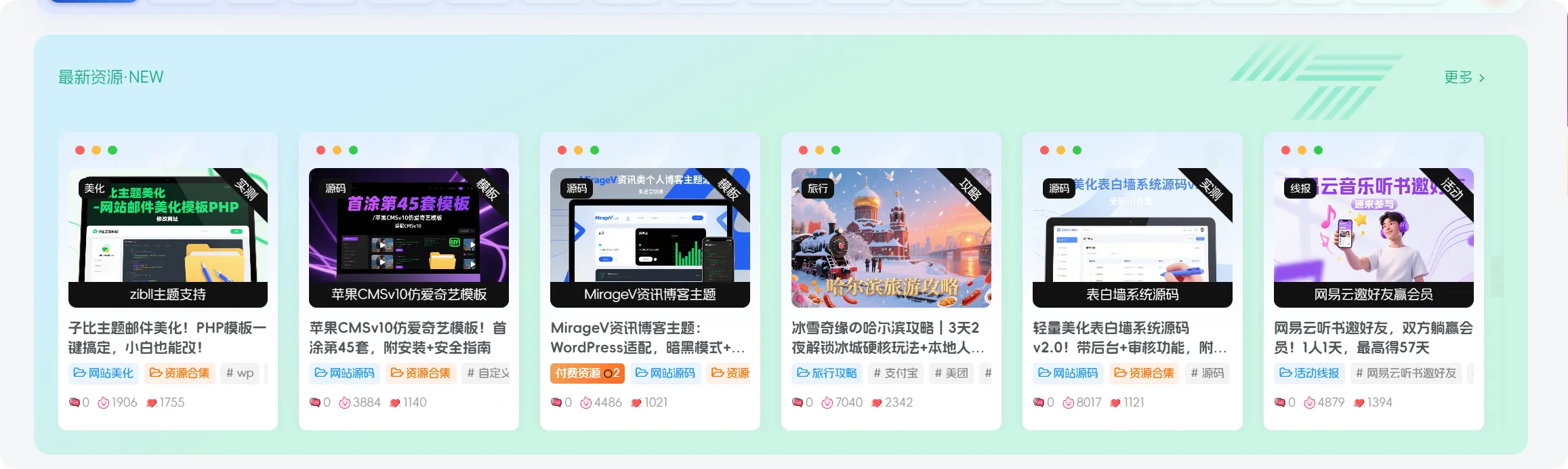 图片[2]-子比主题：首页卡片一排 5 个？自定义数量，CSS代码直接改！-黑猫博客