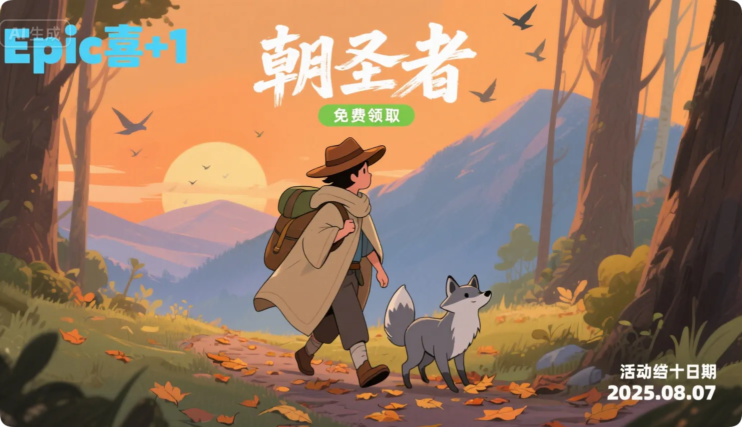 Epic喜+1免费领《朝圣者》-黑猫博客